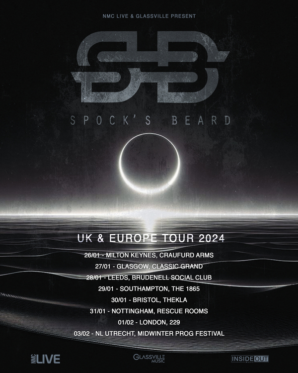 Spock's Beard UK Tour and NL Show Announcement