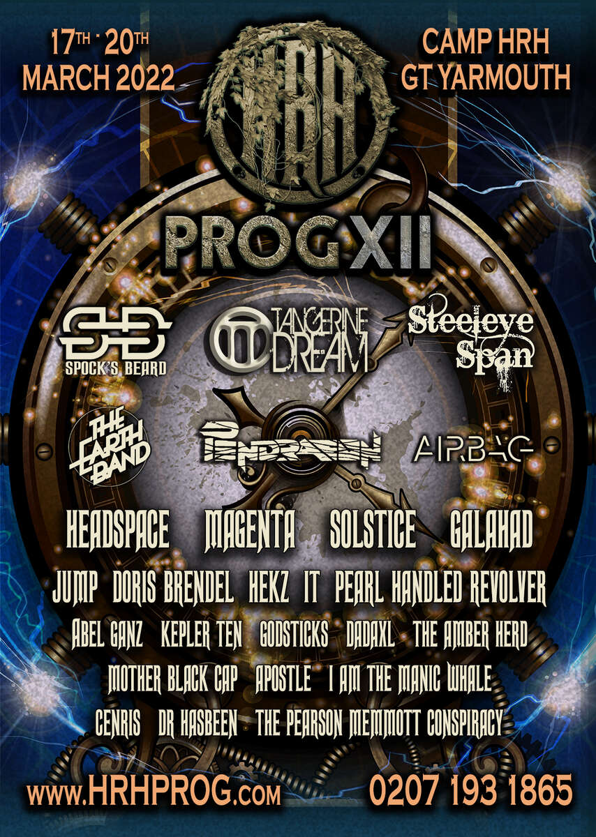 Spock's Beard at HRH Prog XII festival - March 17-20, 2022