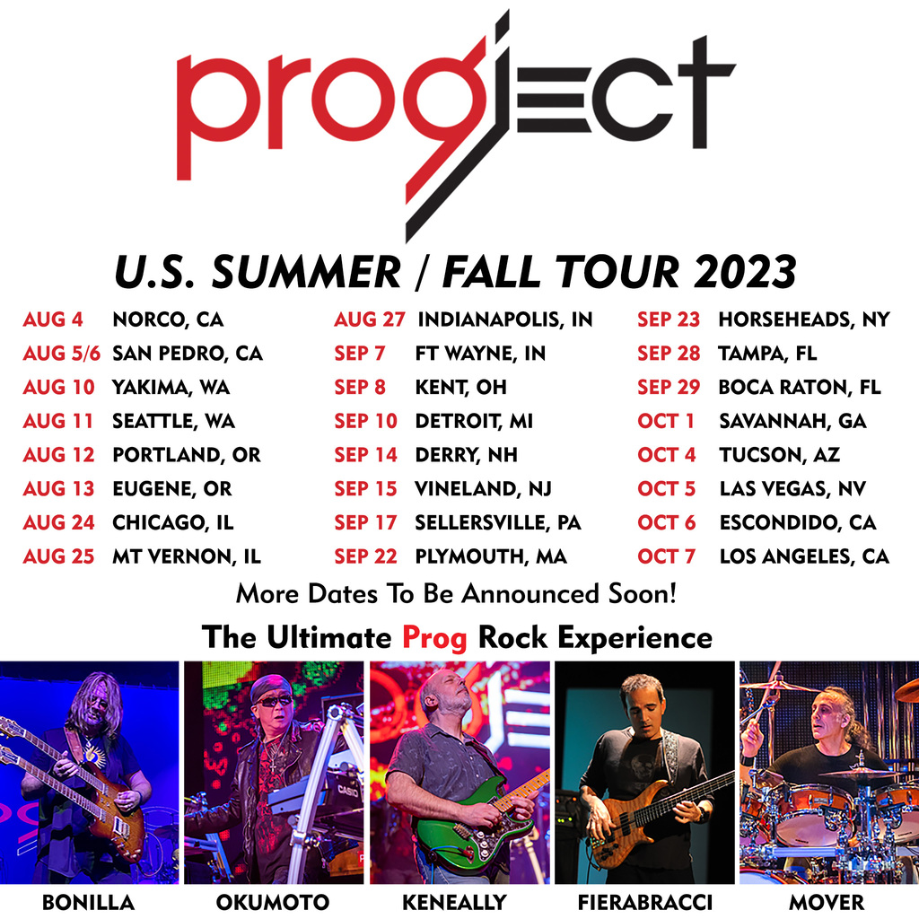 ProgJect Summer/Fall U.S. Tour 2023!