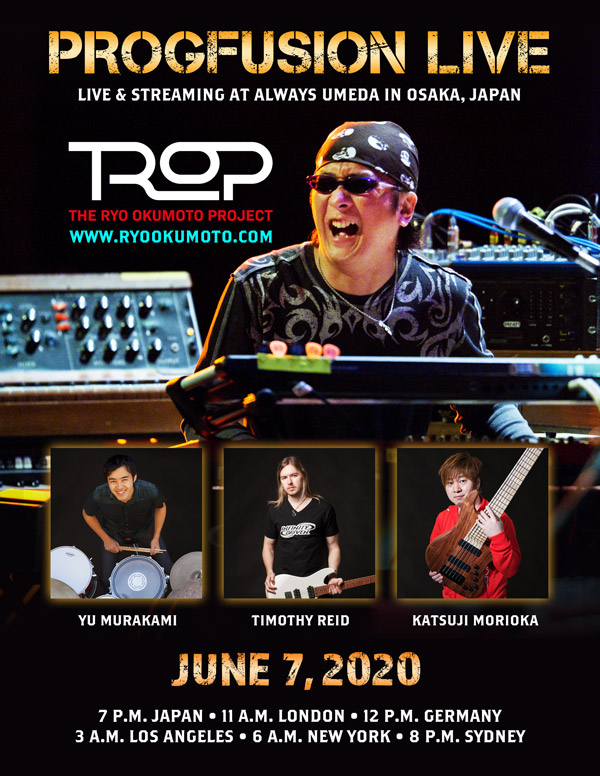 TROP “ProgFusion Live” Streaming at Always Umeda in Osaka, Japan - 6/7/2020